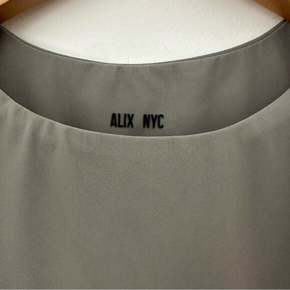 ALIX NYC Green Sleeveless Asymmetrical Bodysuit NWOT XS - Picture 2 of 5